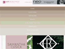 Tablet Screenshot of hair-recruitment.com